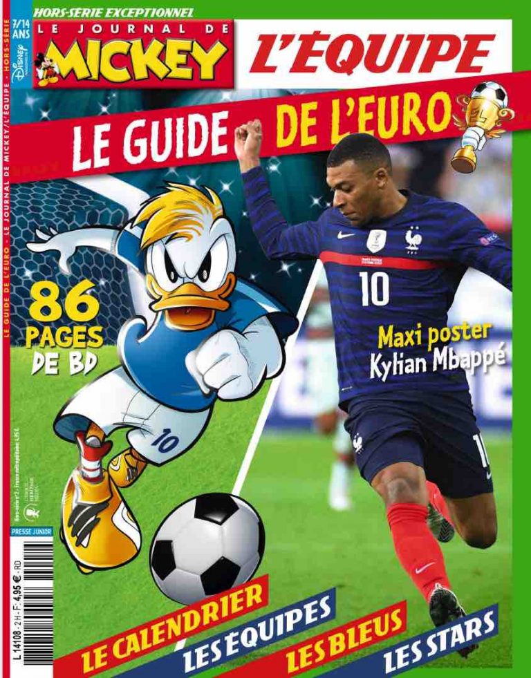 «Le journal de Mickey» et «L’Équipe» publient le guide de l’Euro