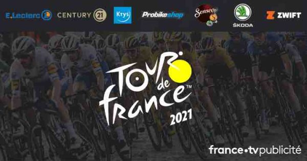 7 annonceurs accompagnent le Tour de France 2021 avec FranceTV Publicité