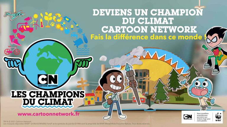 Cartoon Network lance la campagne «Les Champions du Climat avec le soutien de WWF»