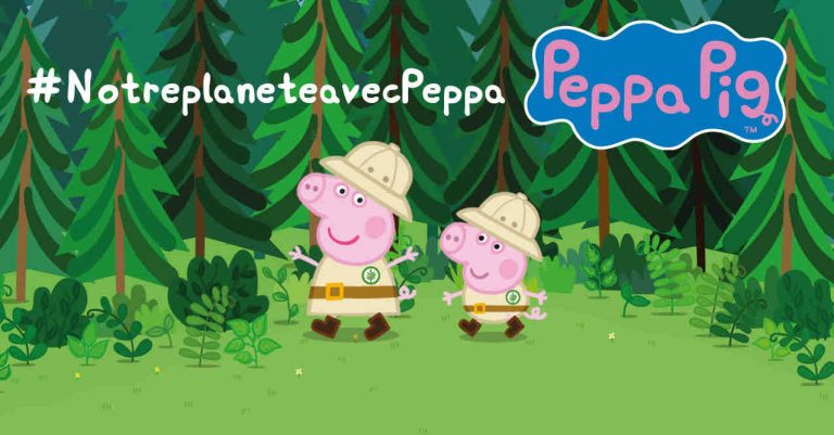 France TV : à l’occasion de la journée mondiale de l’environnement le 5 juin, «Peppa «Pig» et GoodPlanet s’associent pour sensibiliser les 3-6 ans à la biodiversité