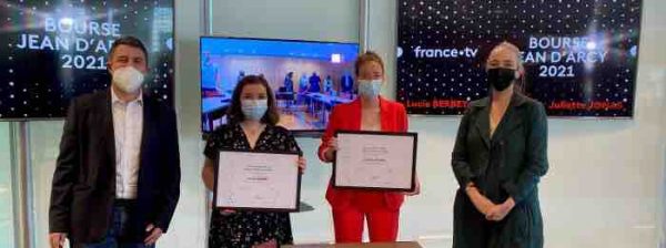 France Télévisions : remise de la Bourse Jean d’Arcy 2021