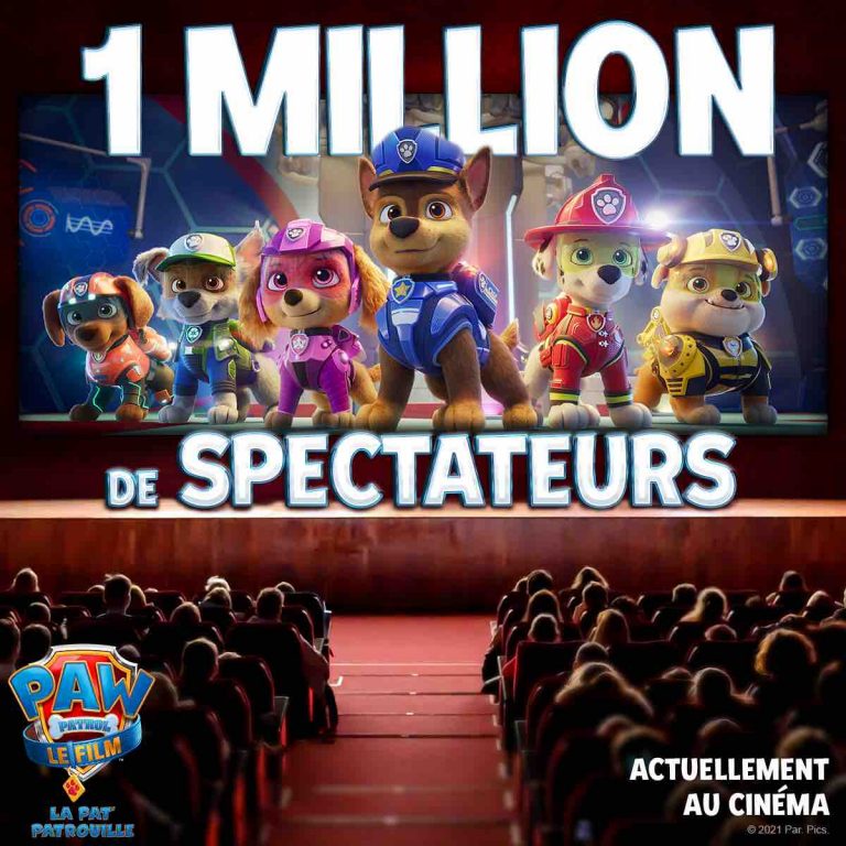 «La Pat’ Patrouille : Le Film» atteint le million d’entrées au cinéma