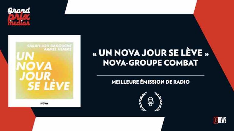 La matinale de Radio Nova «Un Nova jour se lève» récompensée par le Grand Prix des Médias CB News