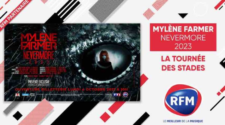 RFM partenaire de la prochaine tournée de Mylène Farmer