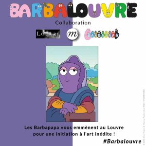 Les Barbapapa s’invitent au Louvre avec la collection BARBALOUVRE