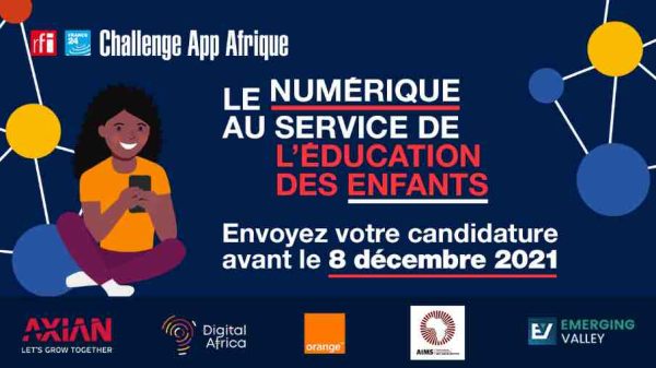 RFI – France 24 Challenge App Afrique 2021 : «Le numérique au service de l’éducation des enfants»