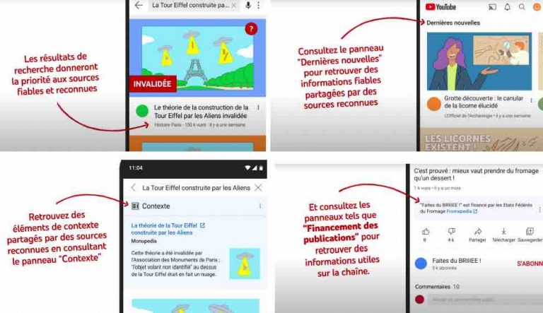 YouTube lance une campagne de sensibilisation contre la désinformation