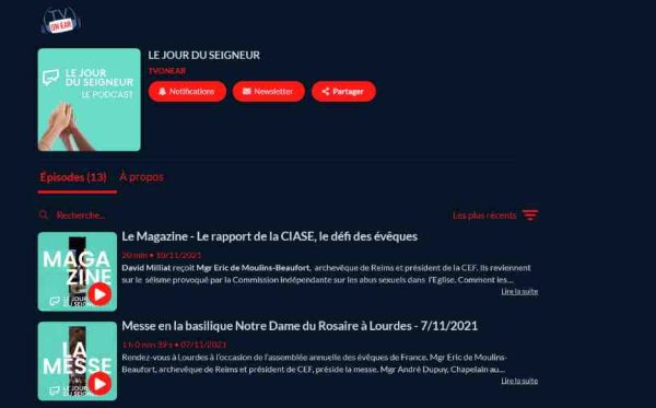«Le Jour du Seigneur» désormais disponible en format podcast