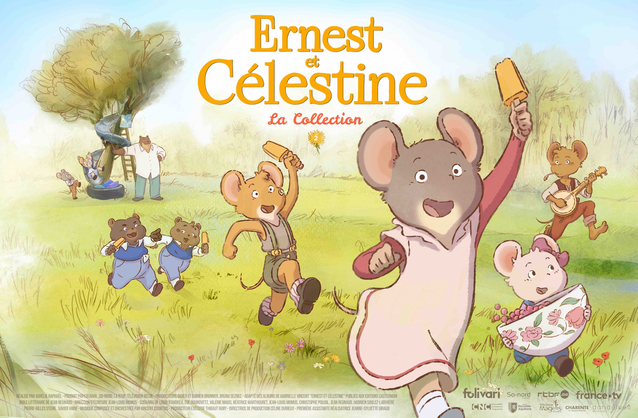 France 5/ jeunesse: «Ernest et Célestine, la collection», saison 2 inédite  dès le 19 décembre