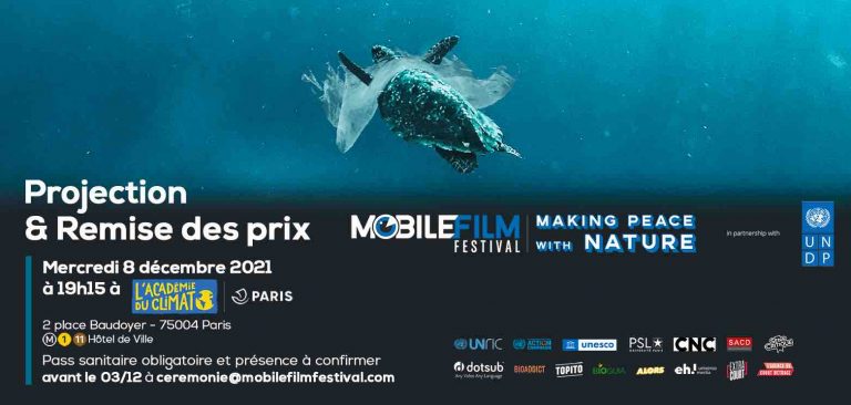 Le Mobile Film Festival «Making Peace with Nature» dévoilera son palmarès le 8 décembre, à l’occasion de la Journée Mondiale du Climat