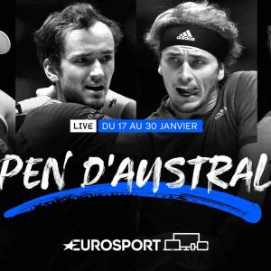 Eurosport : l’Open d’Australie du 17 au 30 janvier