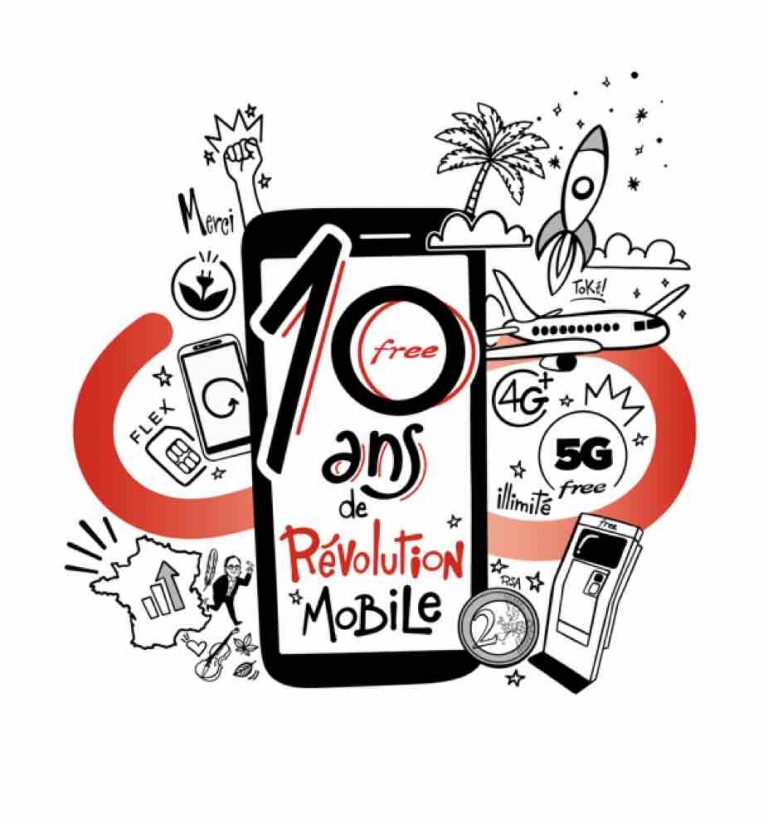 Free célèbre les 10 ans de Free Mobile