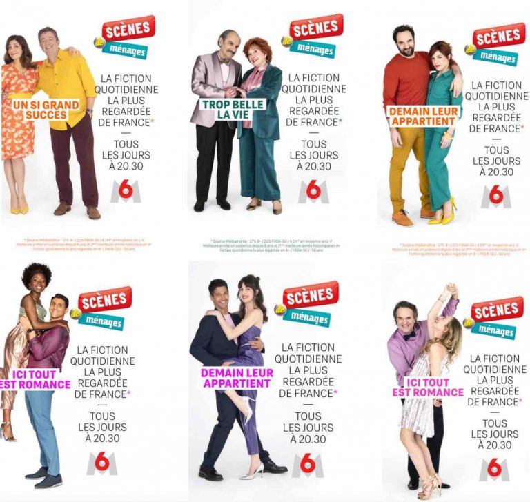 M6 : «Scènes de ménages», la fiction quotidienne la plus regardée de France