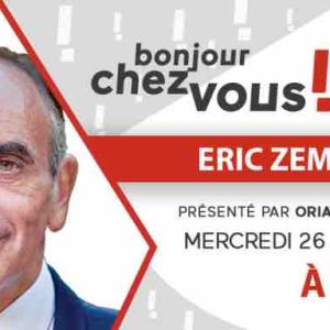 Public Sénat : Eric Zemmour, premier invité de «Bonjour Chez Vous !», spéciale Présidentielle mercredi 26 janvier à partir de 7h30