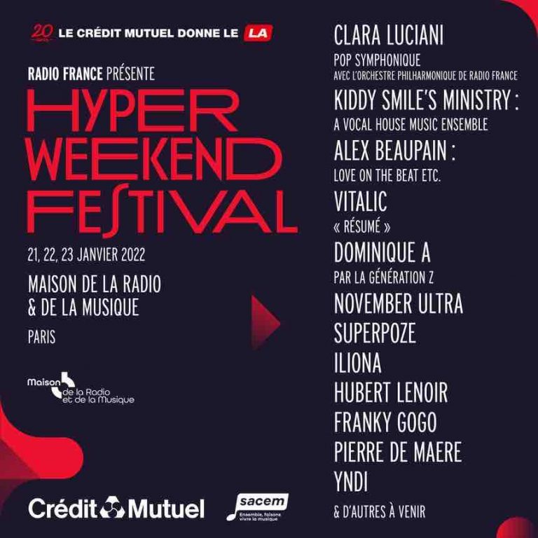 Radio France lance l’Hyper Weekend, son festival de musiques actuelles, de vendredi à dimanche