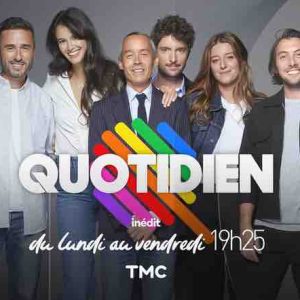 TMC : «Quotidien» sous la barre des 500.000 fidèles en best-of lundi