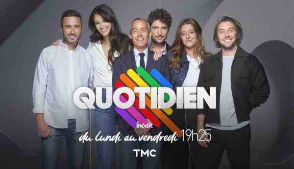 TMC : «Quotidien» sous la barre des 500.000 fidèles en best-of lundi