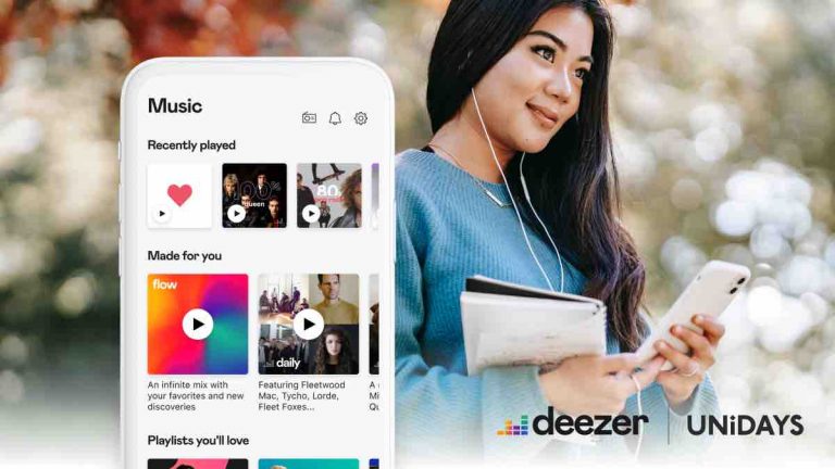 Deezer s’associe à UNiDAYS afin de faciliter la souscription à son offre Étudiant