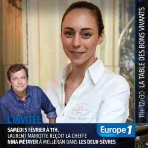 Europe 1 : Laurent Mariotte installe sa «Table des bons vivants» à Melleran ce 5 février