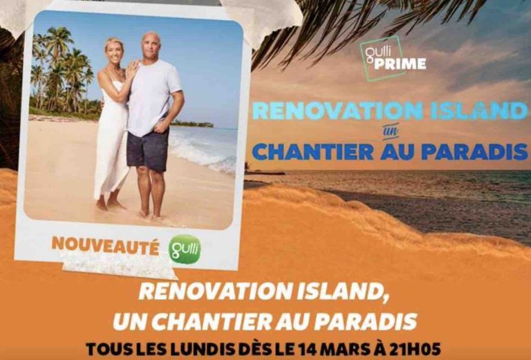 Gulli : le nouveau divertissement «Renovation Island, un chantier au paradis» dans «Gulli PRIME» dès le lundi 14 mars
