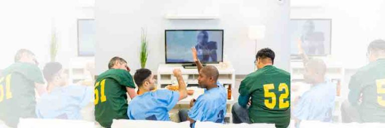 Les téléspectateurs avides de sport à la télévision