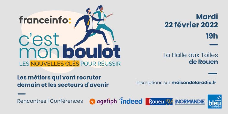 ranceinfo : la 10ème édition de «C’est mon boulot» à Rouen mardi 22 février