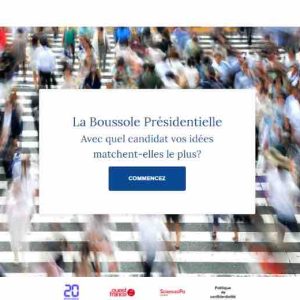 «20 Minutes» : lancement de la «Boussole présidentielle»