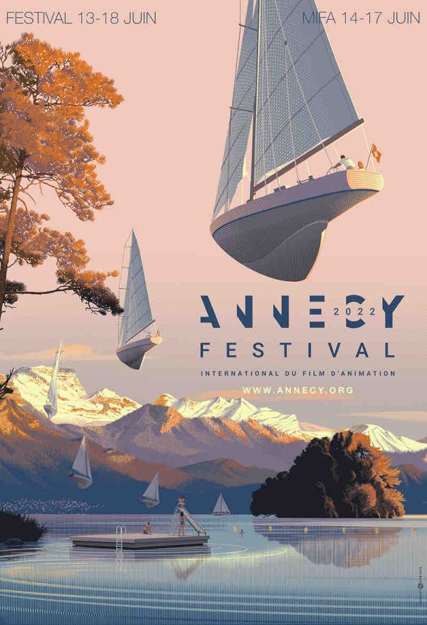 Annecy Festival: l’affiche 2022 réalisée par l’artiste Laurent Durieux