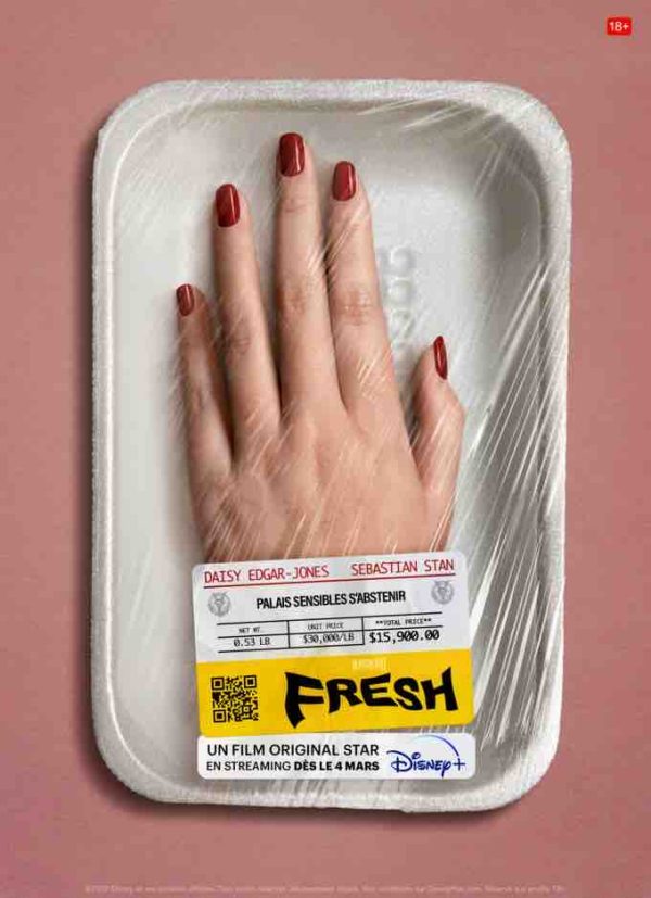 Disney+ : «FRESH», le premier film de Mimi Cave avec Daisy Edgar-Jones et Sebastian Stan dès le 4 mars