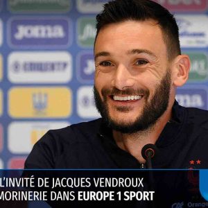 Europe 1 : Hugo Lloris est l’invité d’ «Europe 1 Sport» samedi 26 mars