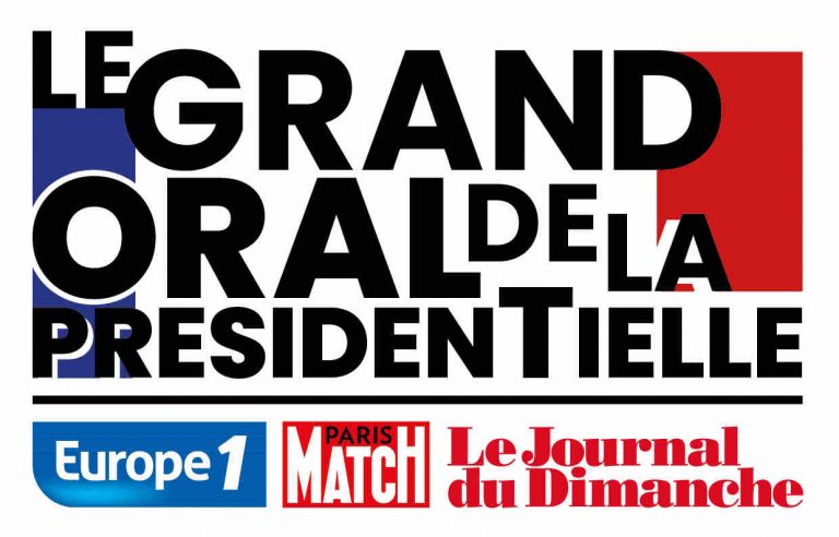 Europe 1, «Le Journal du Dimanche» et «Paris-Match» organisent lundi 28 mars «Le grand oral de la présidentielle»
