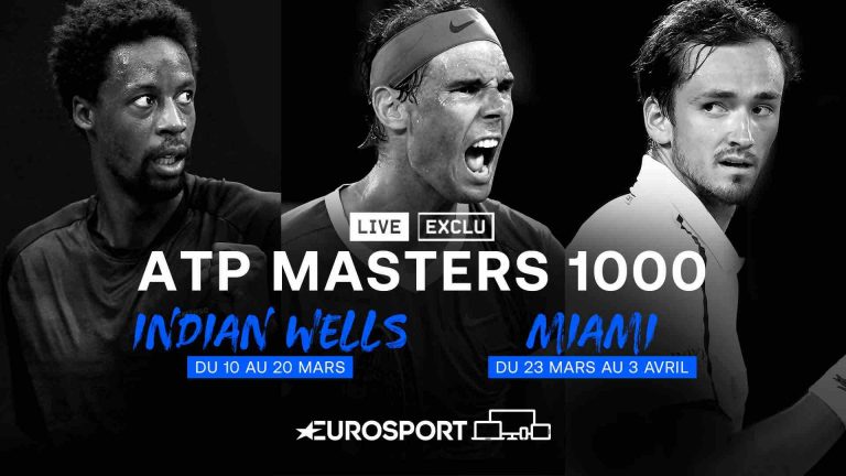 Eurosport / tennis : les Masters 1000 d’Indian Wells et de Miami en direct dès jeudi