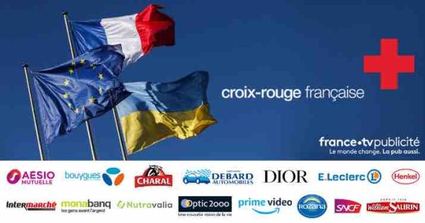 FranceTV Publicité/ Unis pour l’Ukraine : 455.000 € récoltés au profit de la Croix-Rouge française