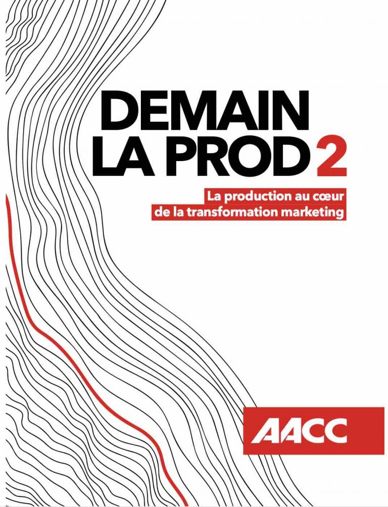 La délégation Production de l’AACC publie son deuxième livre blanc «Demain la Prod»