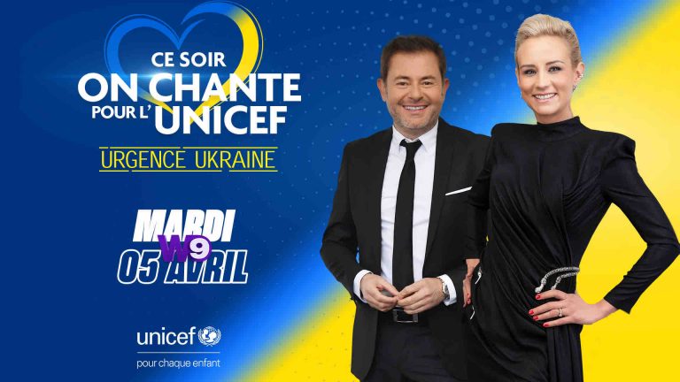 W9 : soirée de solidarité pour collecter des fonds pour les enfants d’Ukraine le mardi 5 avril