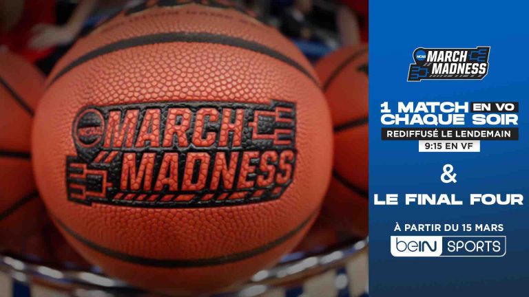 beIN SPORTS : la «March Madness» du 15 mars au 4 avril