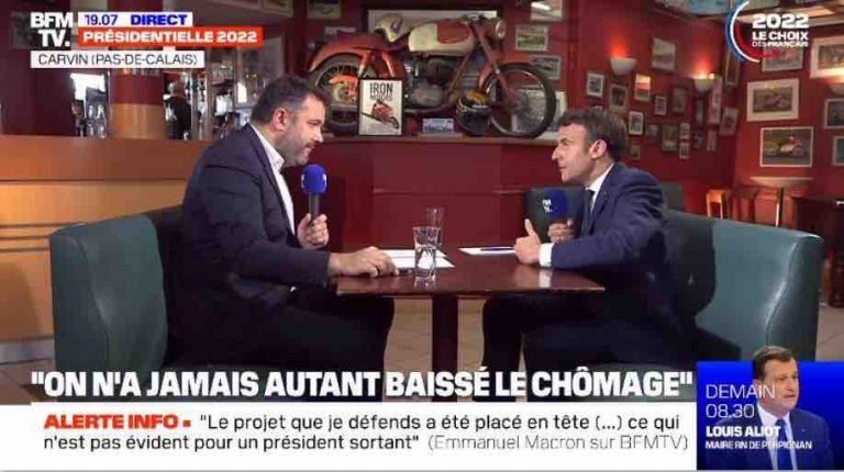 BFMTV leader TNT et info lundi avec son entretien spécial Emmanuel Macron