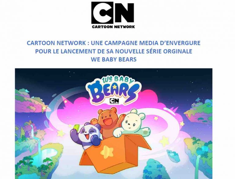 Cartoon Network entame une campagne média d’envergure pour le lancement de sa nouvelle série «We Baby Bears»