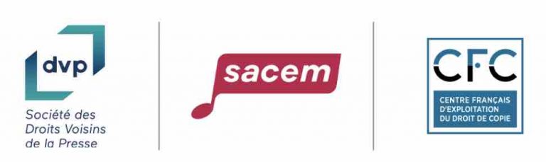 Droits voisins de la presse : accord entre la Sacem, le CFC et la Société DVP