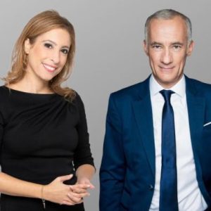 Élection présidentielle: les journalistes Léa Salamé, pour France 2, et Gilles Bouleau, pour TF1, animeront le débat de l’entre-deux tours