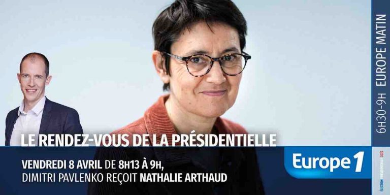 Europe 1 / «Le rendez-vous de la présidentielle»: Nathalie Artaud invitée ce vendredi 8 avril