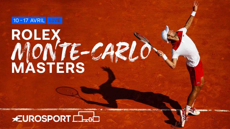 Eurosport : la saison de terre battue s’élance avec le Rolex Monte-Carlo Masters en intégralité du 10 au 17 avril