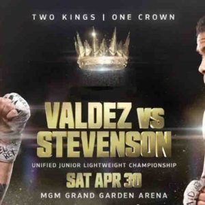beIN SPORTS : le combat Stevenson vs Valdez dans la nuit du samedi 30 avril au dimanche 1er mai 2022