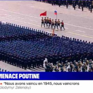 BFMTV, 1ère chaîne de France lundi avec l’édition spéciale consacrée au décryptage du défilé militaire et du discours de Vladimir Poutine