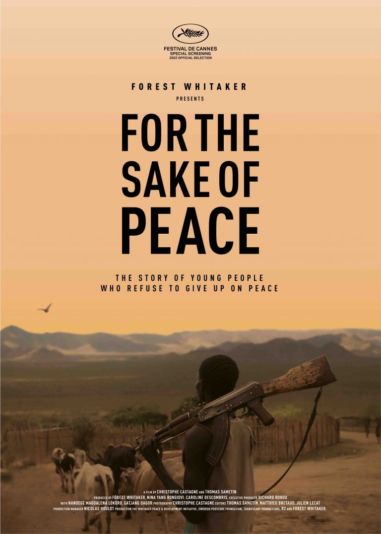 Festival de Cannes: projection du documentaire «For the Sake of Peace» de Whitaker Peace and Development Initiative, mercredi 18 mai à 10h30