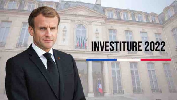 France télévisions : cérémonie d’investiture d’Emmanuel Macron pour son second mandat, samedi 7 mai 2022