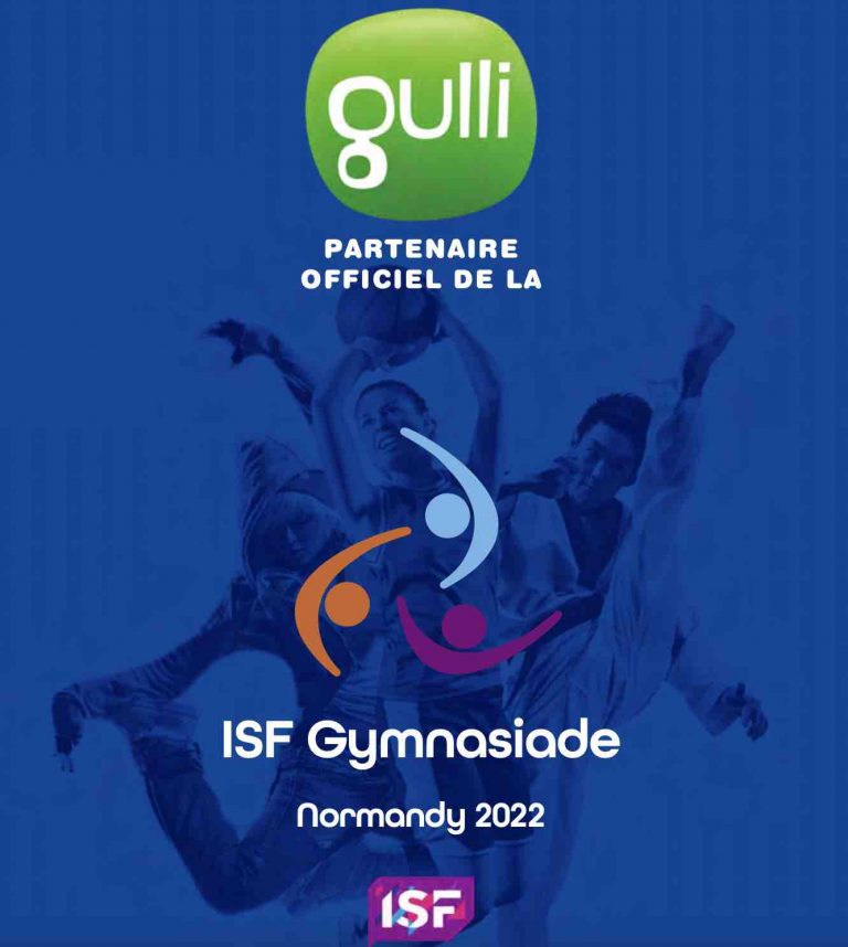 Gulli partenaire officiel de l’ISF Gymnasiade Normandie 2022 (UNSS)