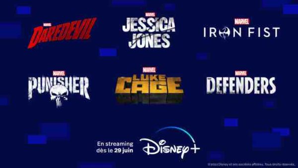 Les séries Marvel Live Action arrivent sur Disney+ en France le 29 juin