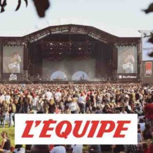 L’Équipe nouveau partenaire de Rock en Seine