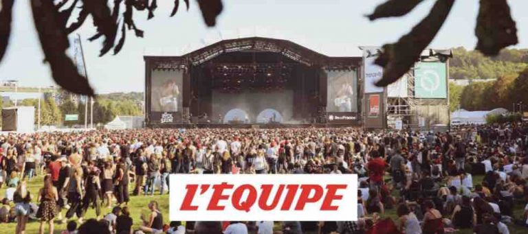 L’Équipe nouveau partenaire de Rock en Seine